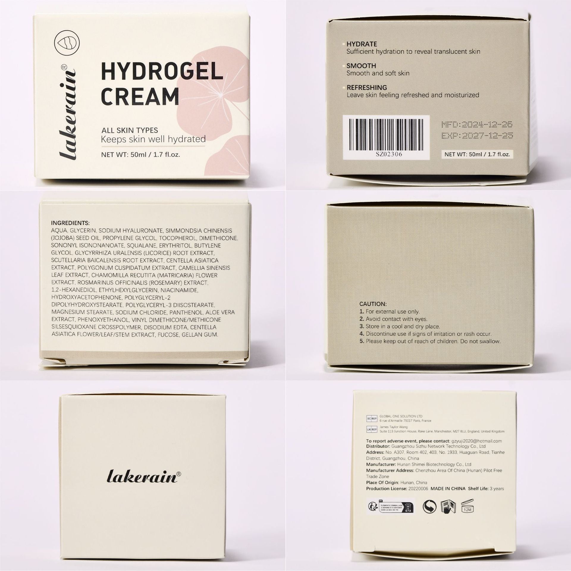 AquaSilk Hyaluronic Veil Cream | Facial Hydrating Hyaluronic Acid Moisturizing Cream