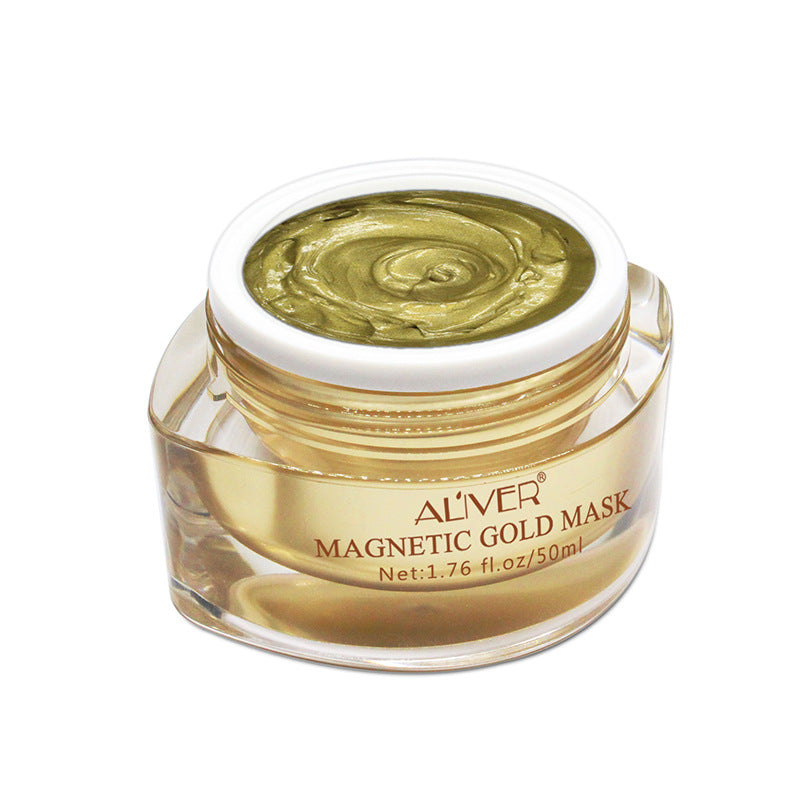 Gilded Radiance Magnetic Mask™ | Gold magnet mask