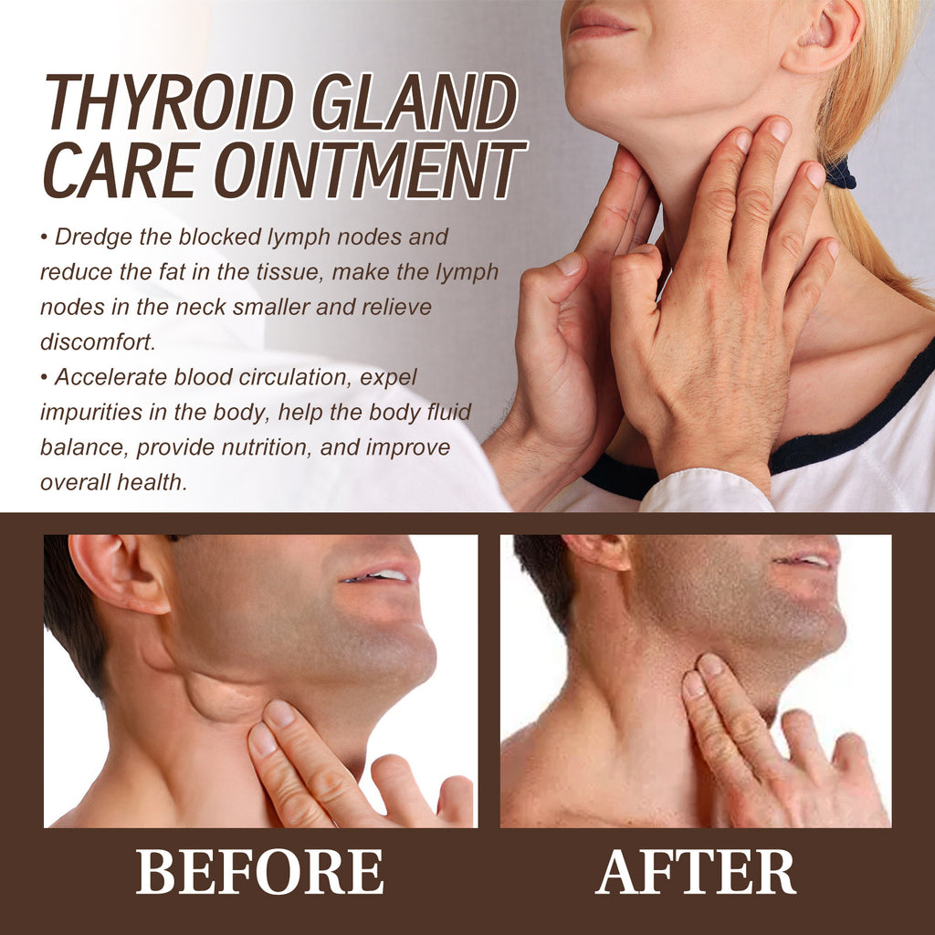 Thyroid Gland Care Ointment. Lymph Repair Cream Relieves Body Health Care