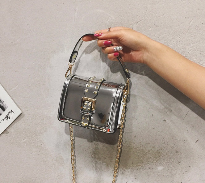 Luna Luxe™ Mirror Stud Crossbody