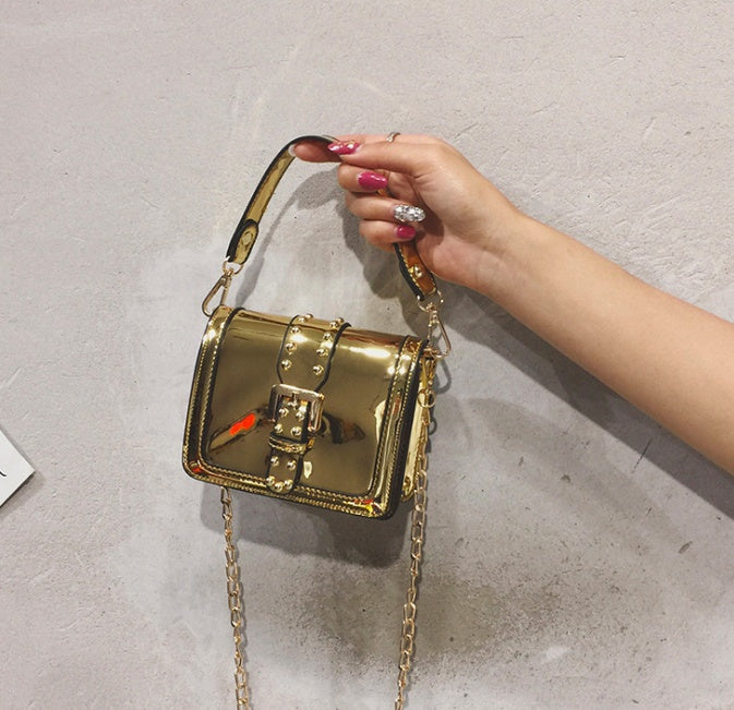 Luna Luxe™ Mirror Stud Crossbody