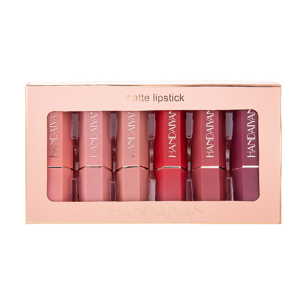 The Velvet Vault™ Lip Collection Matte Lipstick Gift Box Set Non-stick Cup Lipstick