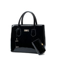 Bordeaux Luxe™ Patent Structured Tote.