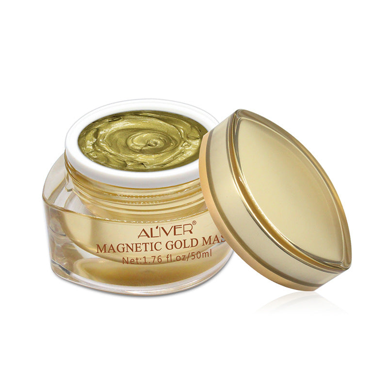 Gilded Radiance Magnetic Mask™ | Gold magnet mask