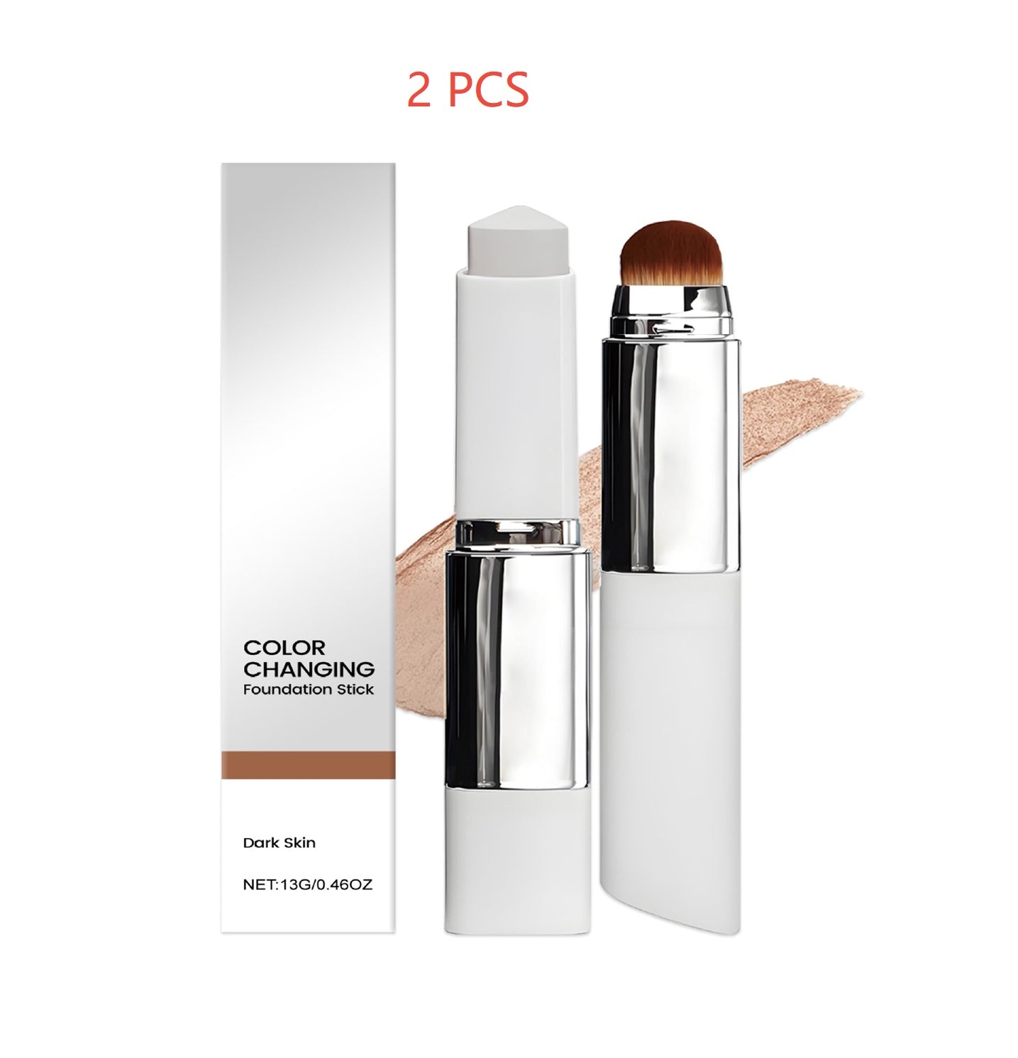 The Adaptive Veil™ Foundation Stick | Clear & Non-stuck Powder Daily External Foundation