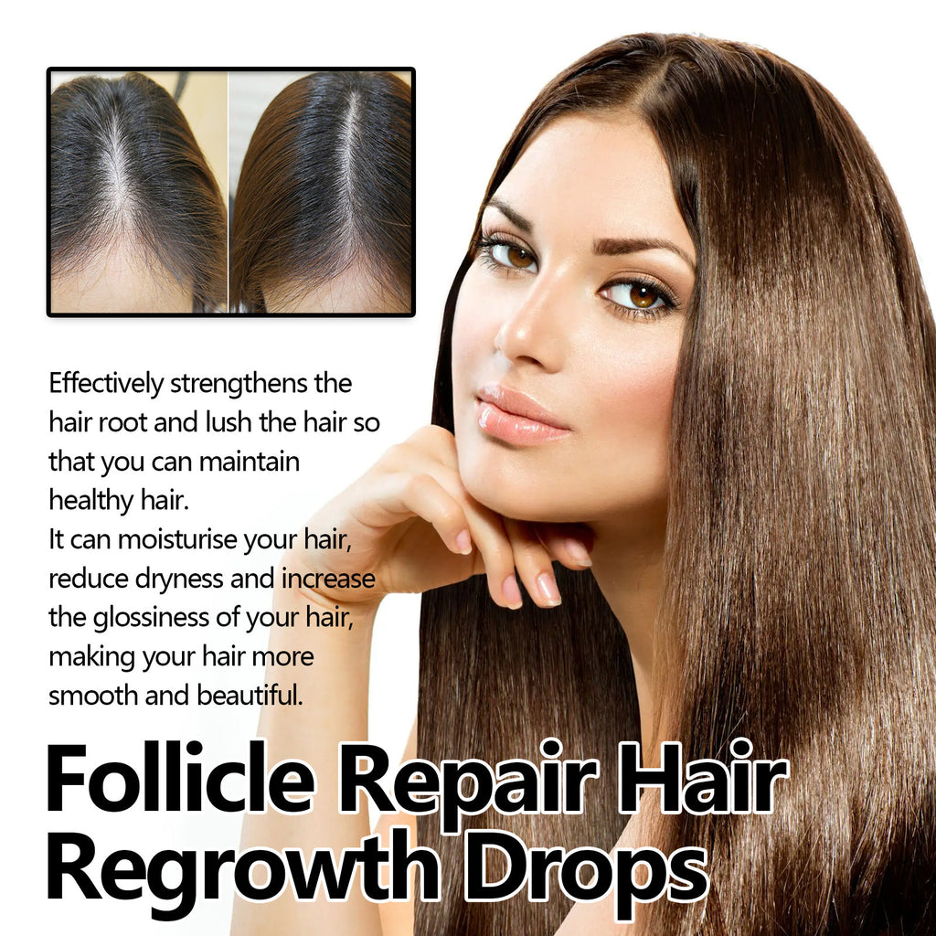 Crown Revival Elixir™ Follicle Support &amp; Density-Enhancing Hair Serum | Thick Hair Anti-fall Strong Hair Fixing Serums