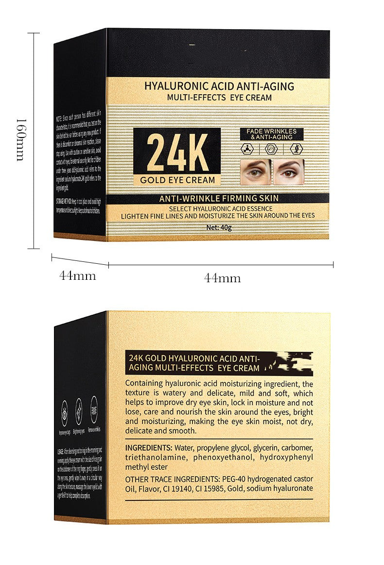 24K Radiance Renewal Eye Elixir™ | Gold Hyaluronic Acid Anti-Wrinkle Multi-Effect Eye Cream