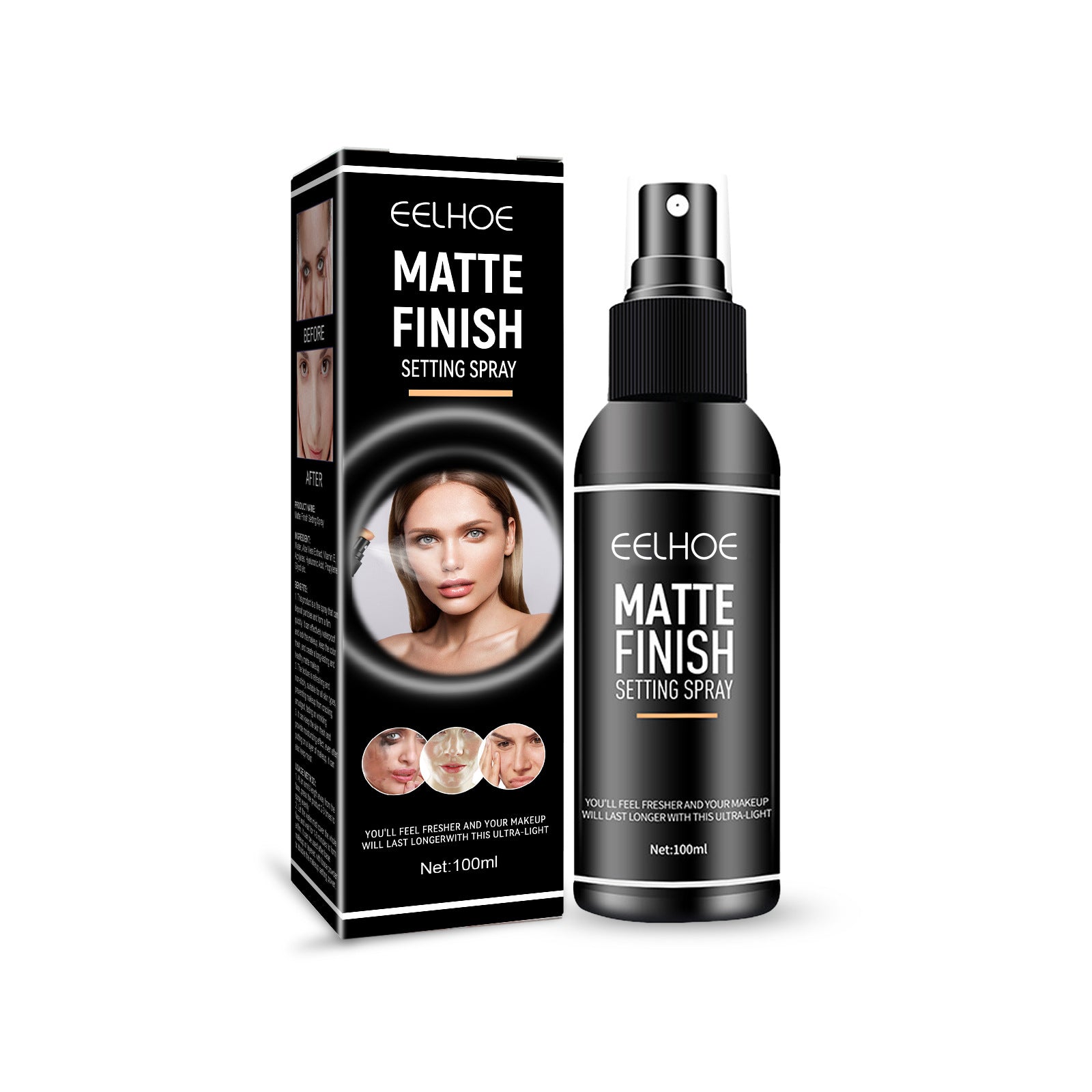 Velvet Veil Lock™ Matte Makeup Mist Spray Facial Refreshing Oil Control Long Lasting Smear-proof Makeup