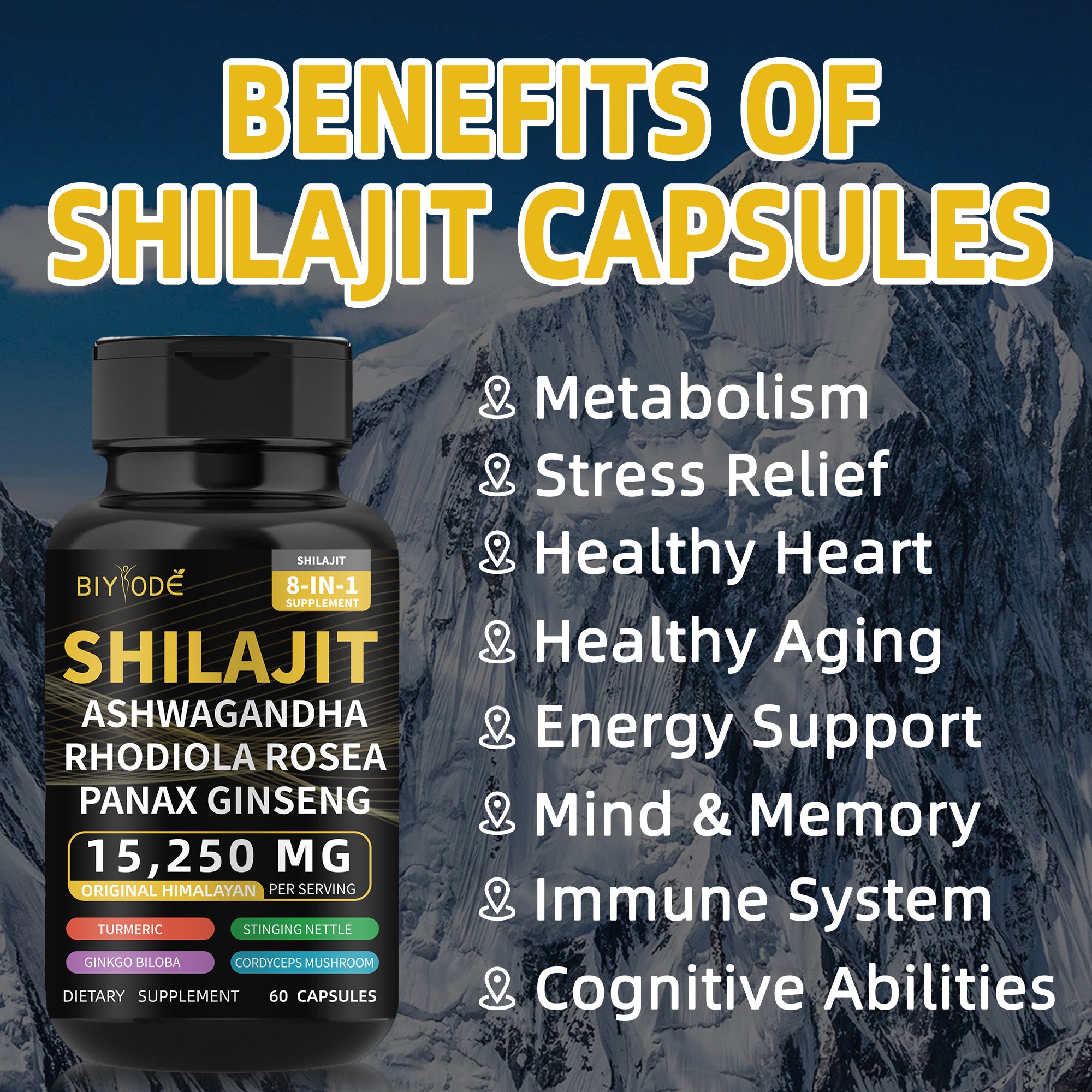 Pure Himalayan Shilajit Capsules