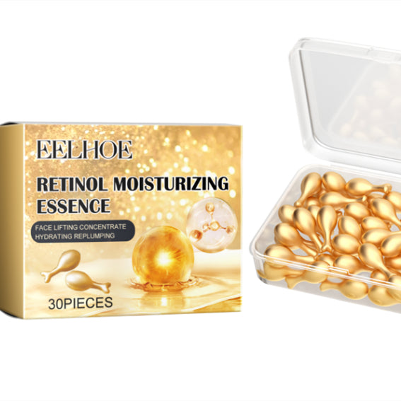 Golden Renewal Capsules™ Retinol Radiance Concentrate | Retinol Facial Moisturizing Serum Capsules