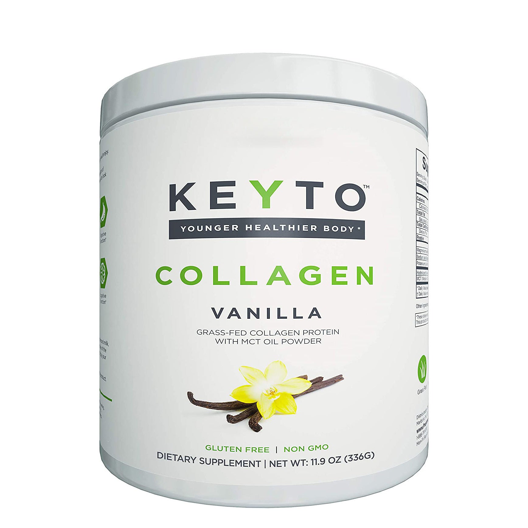 Collagen (Vanilla) with MCT Oil + Electrolytes.