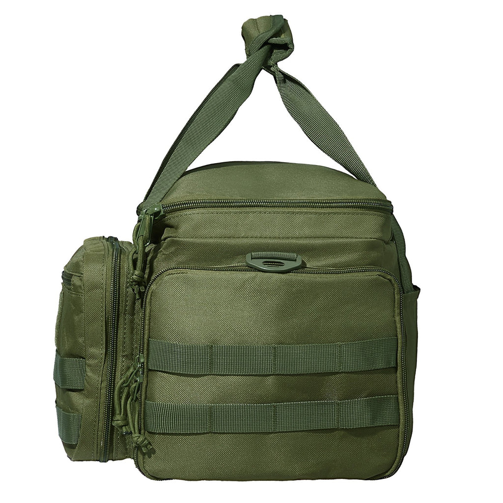 Elite Tactical Pro™ 4-Pistol Range Bag – Military Green Edition