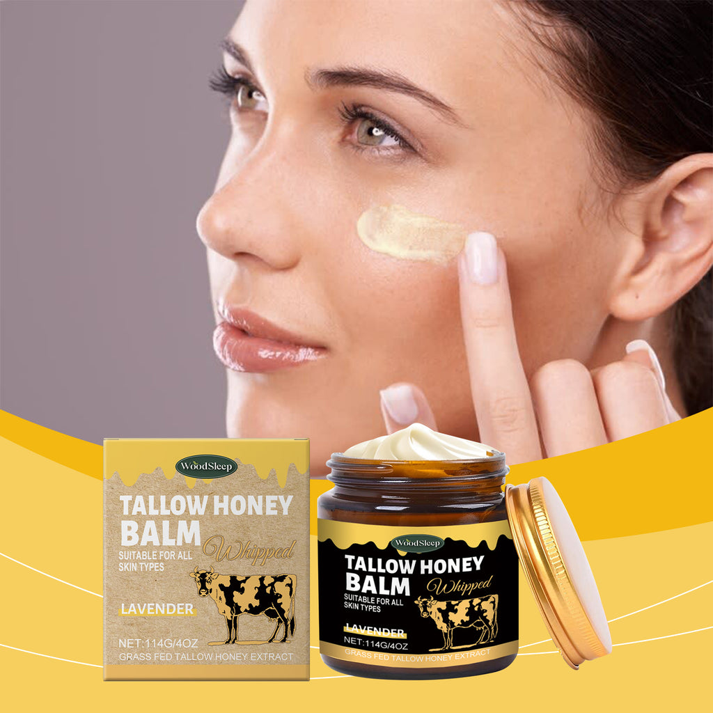 Tallow Honey Balm (Whipped – Lavender) Butter Skin Cream Mild Ingredients