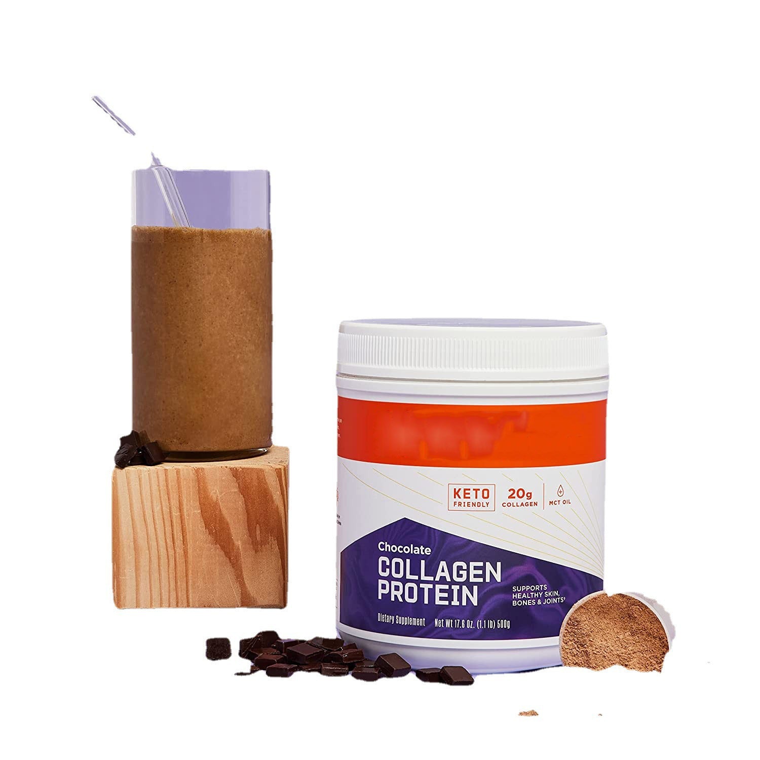 Chocolate Collagen Protein Powder   Energy Collagen Protein