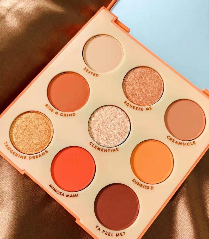 Soleil Citrus Couture™ Eyeshadow Palette — a curated collection of velvety mattes and molten metallics inspired by golden-hour warmth