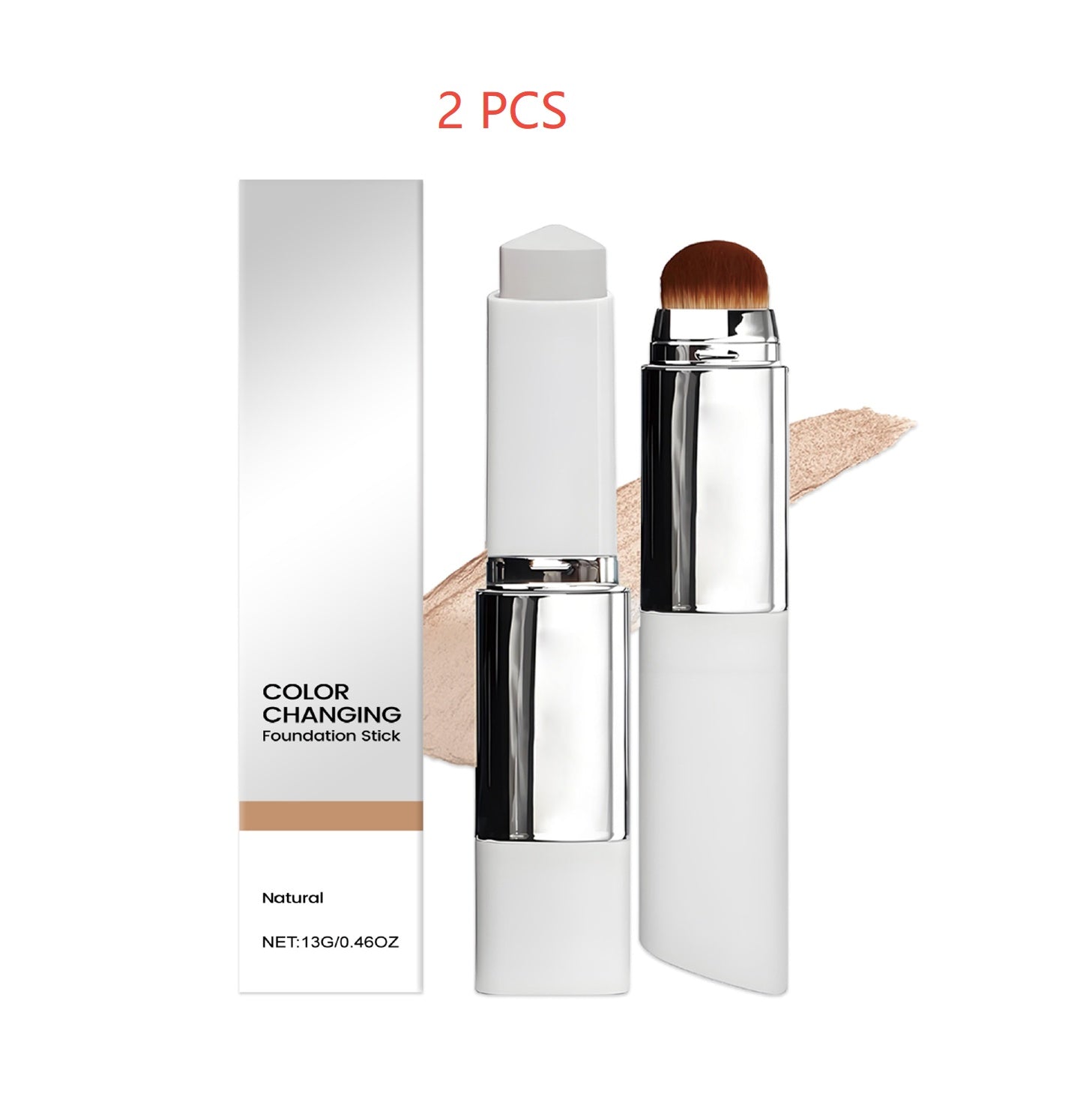 The Adaptive Veil™ Foundation Stick | Clear & Non-stuck Powder Daily External Foundation