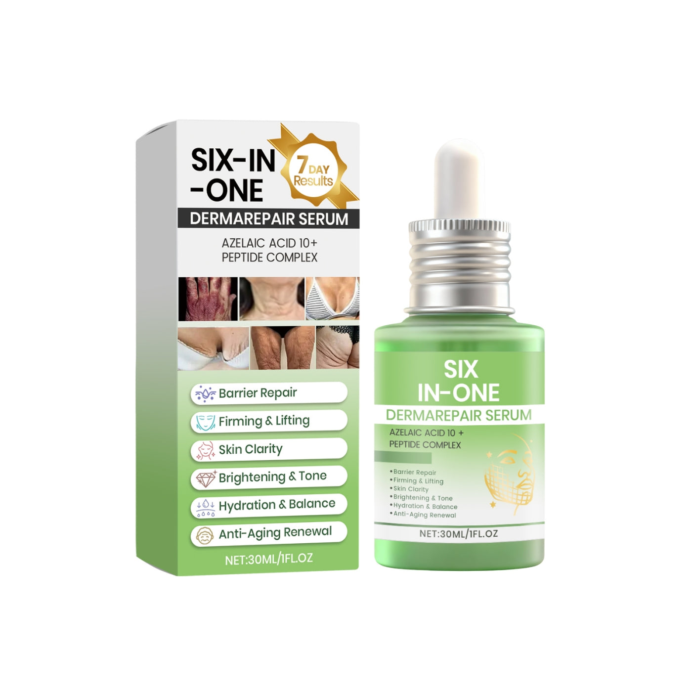 Dermal Renaissance 6-Phase Serum | Skin Firming Liquid