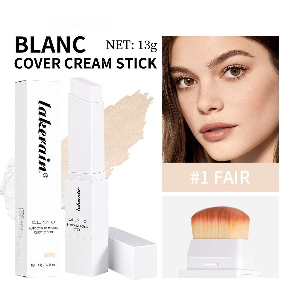 The Blanc Veil™ Skin Perfecting Stick |Natural Concealer& Foundation Long-lasting Double-headed Stick Foundation