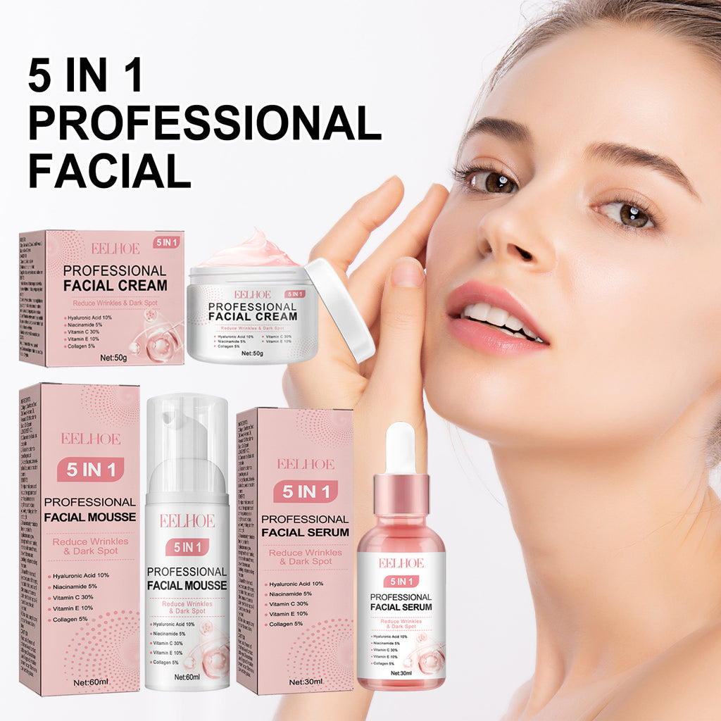 Radiance Reset 5-Step Skin Ritual | 5-in-1 Facial Care Gentle Cleaning