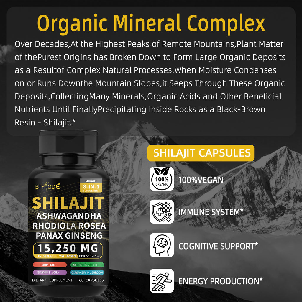 Pure Himalayan Shilajit Capsules