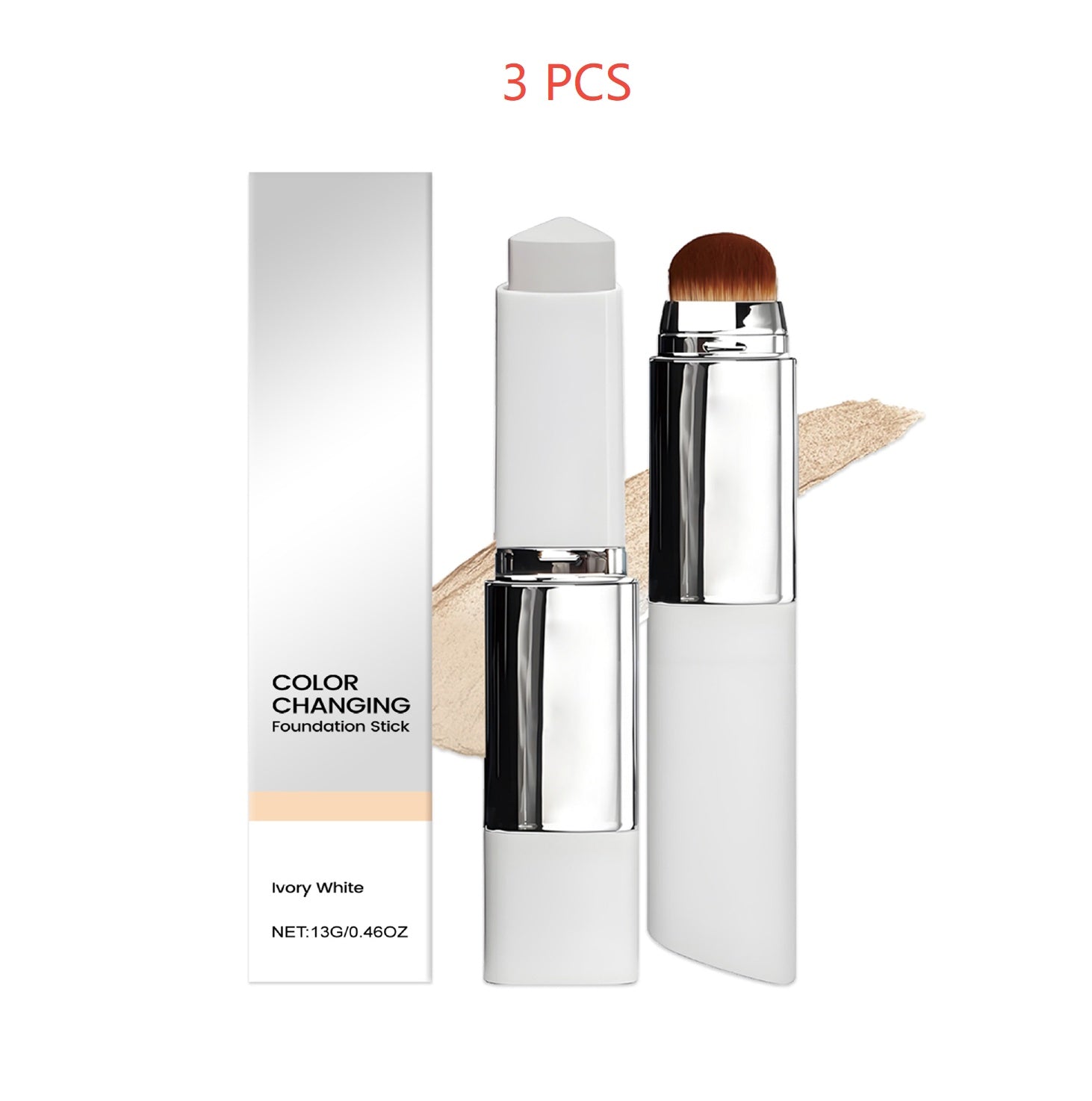 The Adaptive Veil™ Foundation Stick | Clear & Non-stuck Powder Daily External Foundation