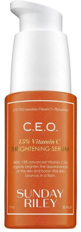 Sunday Riley C.E.O. 15% Vitamin C Brightening Serum – THD Ascorbate Radiance Booster