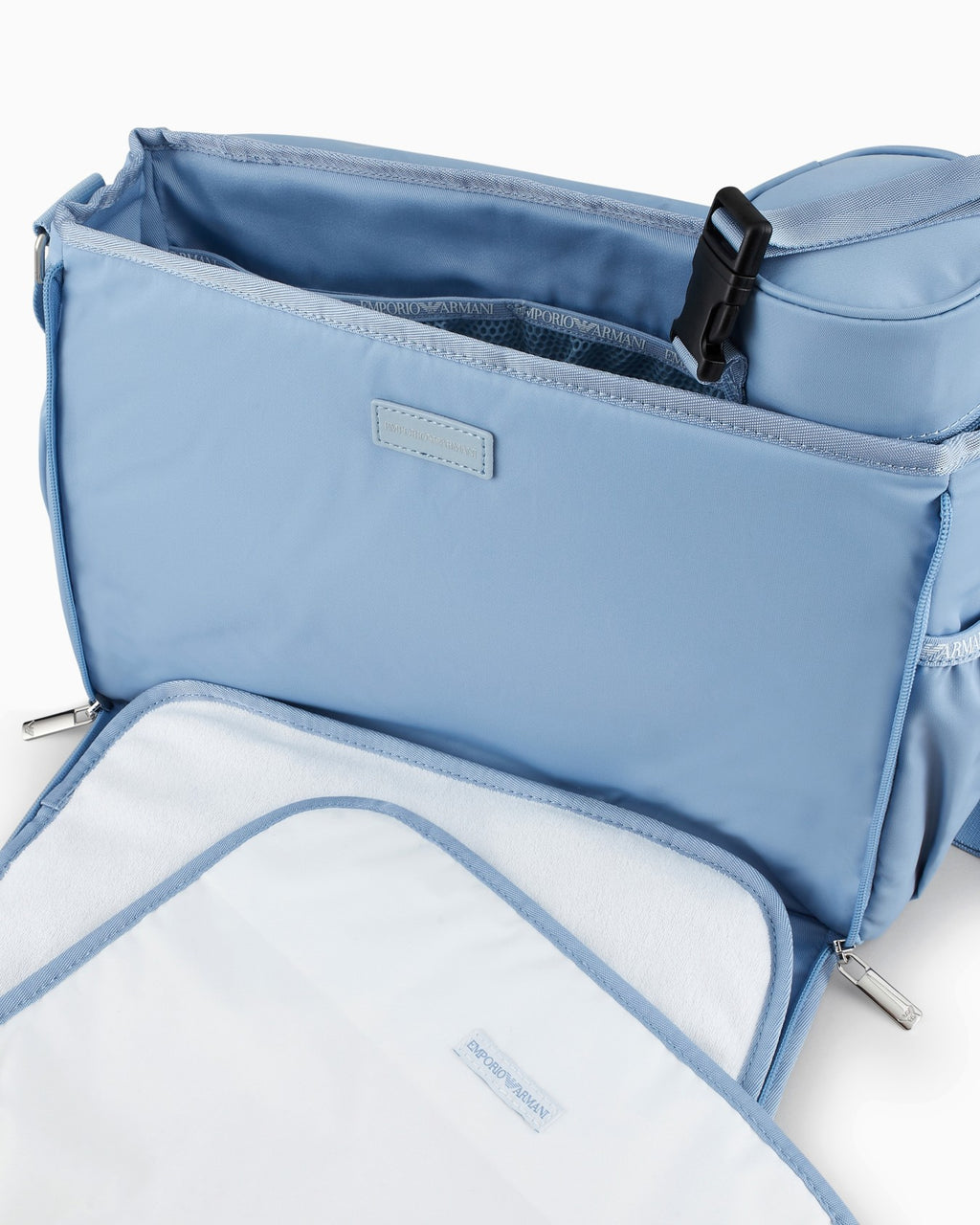 Armani Baby Changing Bag Set – Designer Diaper Bag with Bottle Holder & Foldable Changing Mat