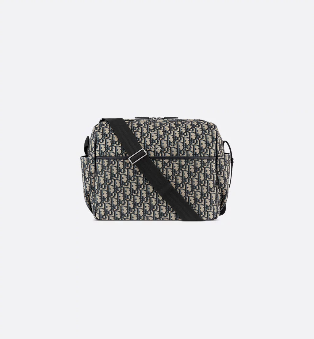 Dior Baby Bag – Dior Oblique Changing Bag with Adjustable Strap & Multi‑Pocket Design