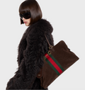 Gucci Borsetto Bag – Luxury Suede & Leather Shoulder Bag with Signature Horsebit Detail