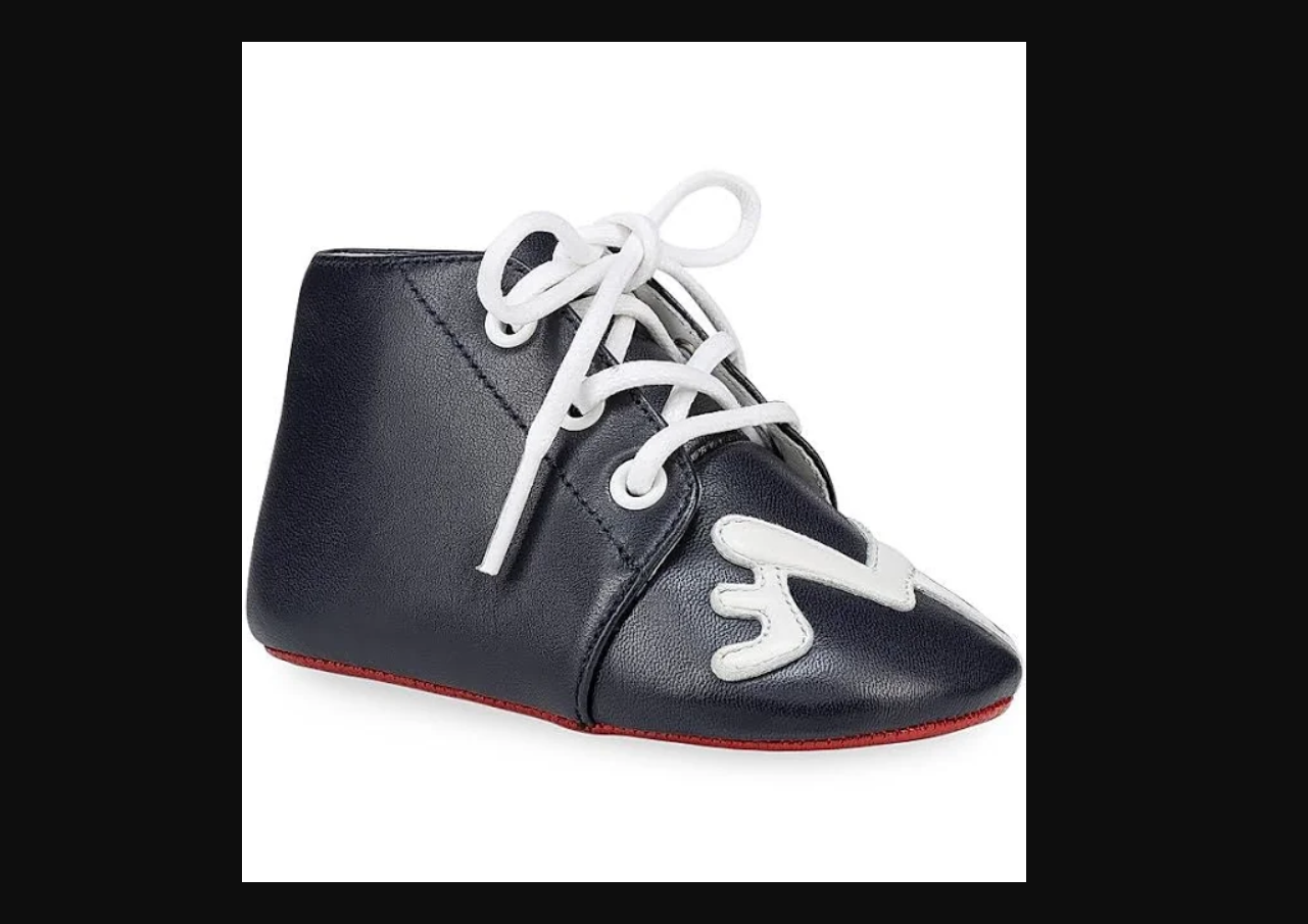Christian Louboutin Baby Love Sneakers – Nappa Leather Infant Shoes with Signature Red Sole