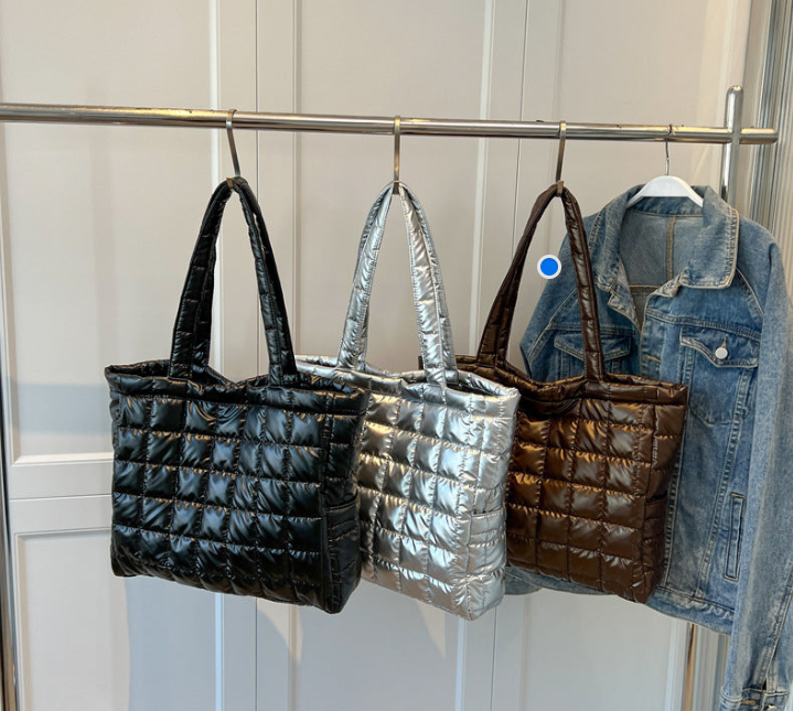 Arctic Chic™ Quilted Puffer Tote