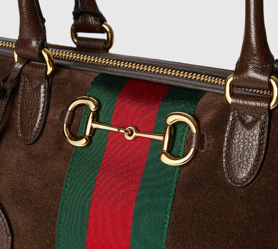 Gucci Borsetto Bag – Luxury Suede & Leather Shoulder Bag with Signature Horsebit Detail