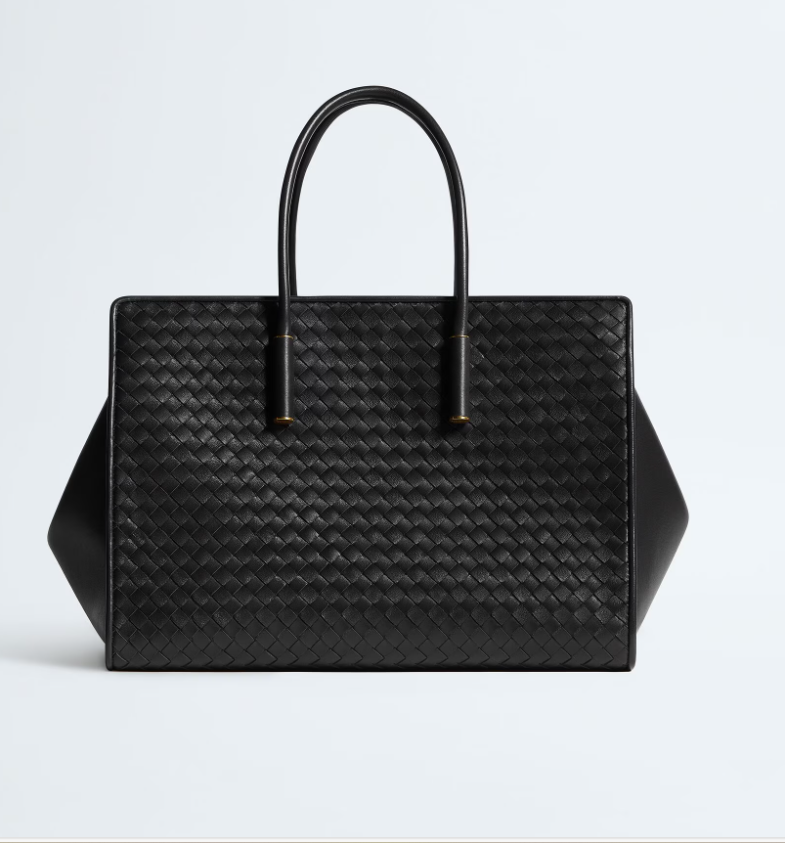 Bottega Veneta Veneta Bag – Classic Intrecciato Woven Leather Shoulder Tote