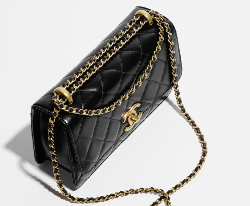 Chanel Mini Flap / Classic Flap – Quilted Lambskin & Caviar Leather Iconic Revival Bags