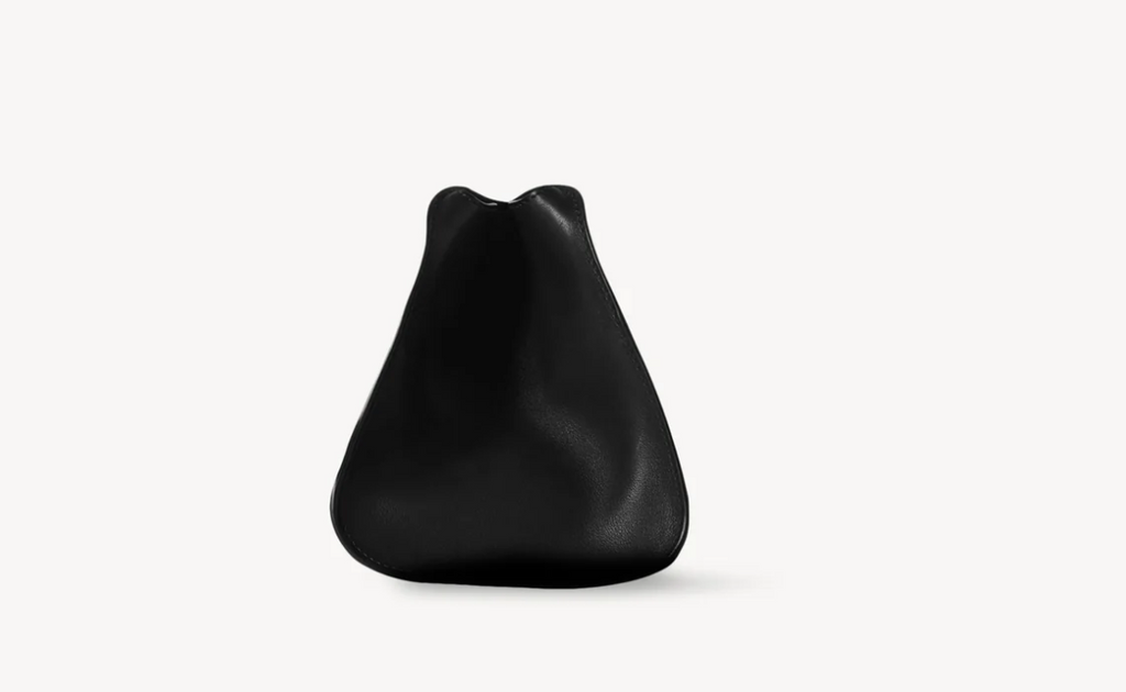The Row Peggy Clutch – Minimalist Leather Shoulder Clutch with Sleek Modern Silhouette