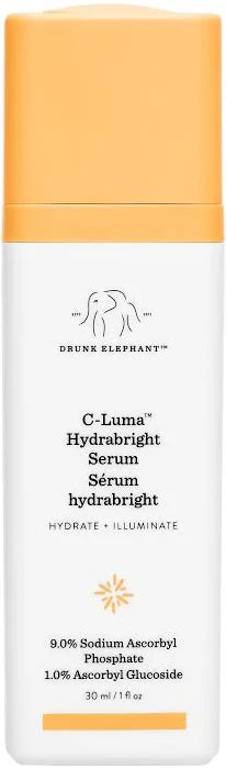 Drunk Elephant C‑Luma Hydrabright Serum – 9% SAP + 1% AG Vitamin C Brightening Serum