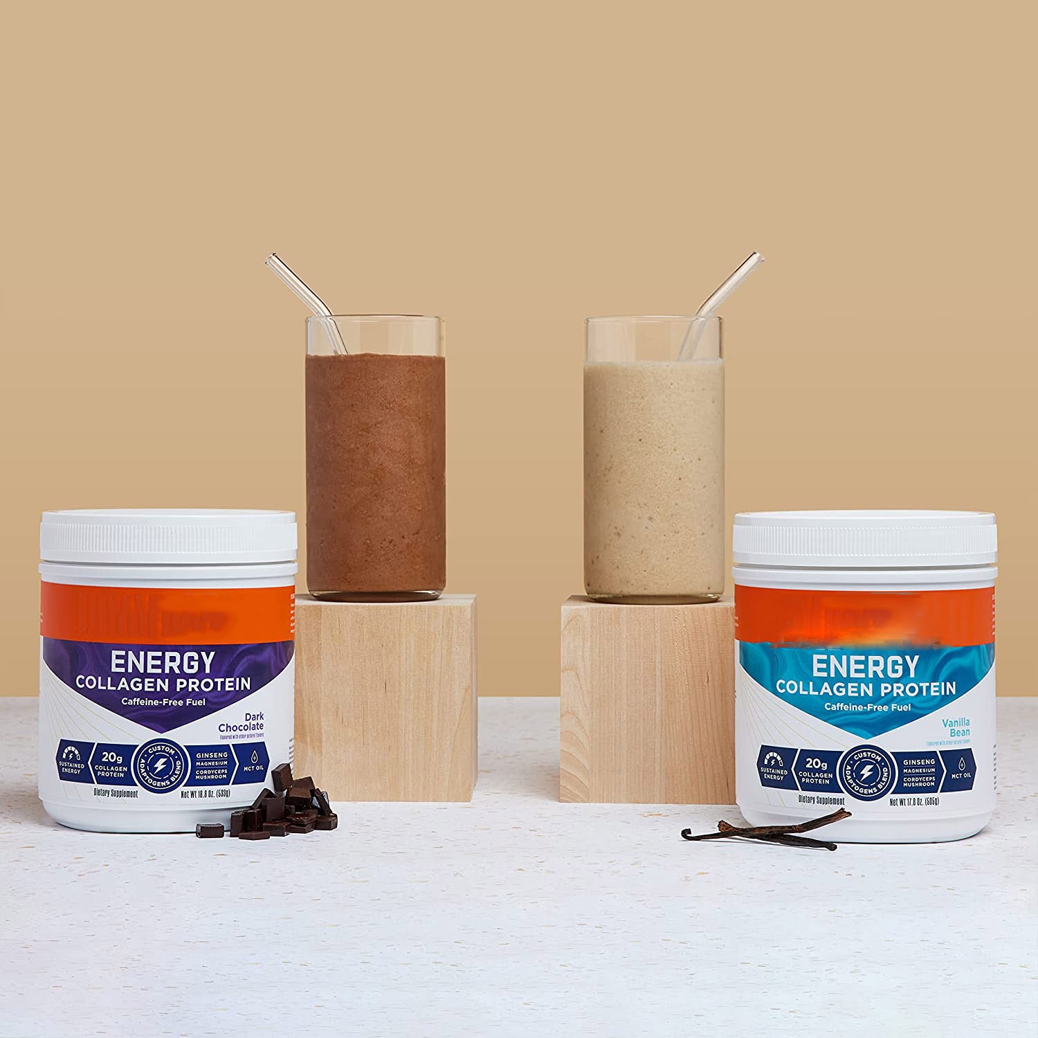 Chocolate Collagen Protein Powder   Energy Collagen Protein