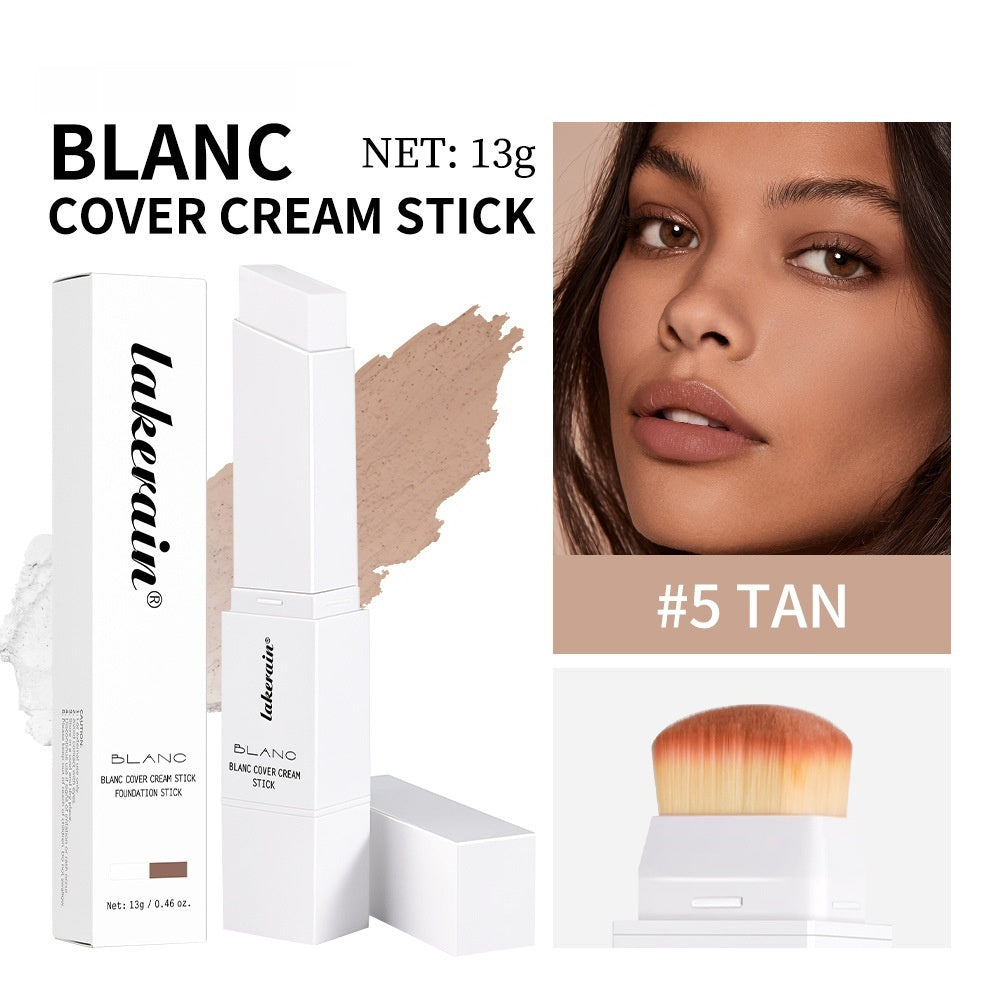The Blanc Veil™ Skin Perfecting Stick |Natural Concealer& Foundation Long-lasting Double-headed Stick Foundation