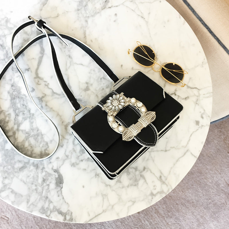 Regal Empress™ Crystal Statement Top-Handle Bag