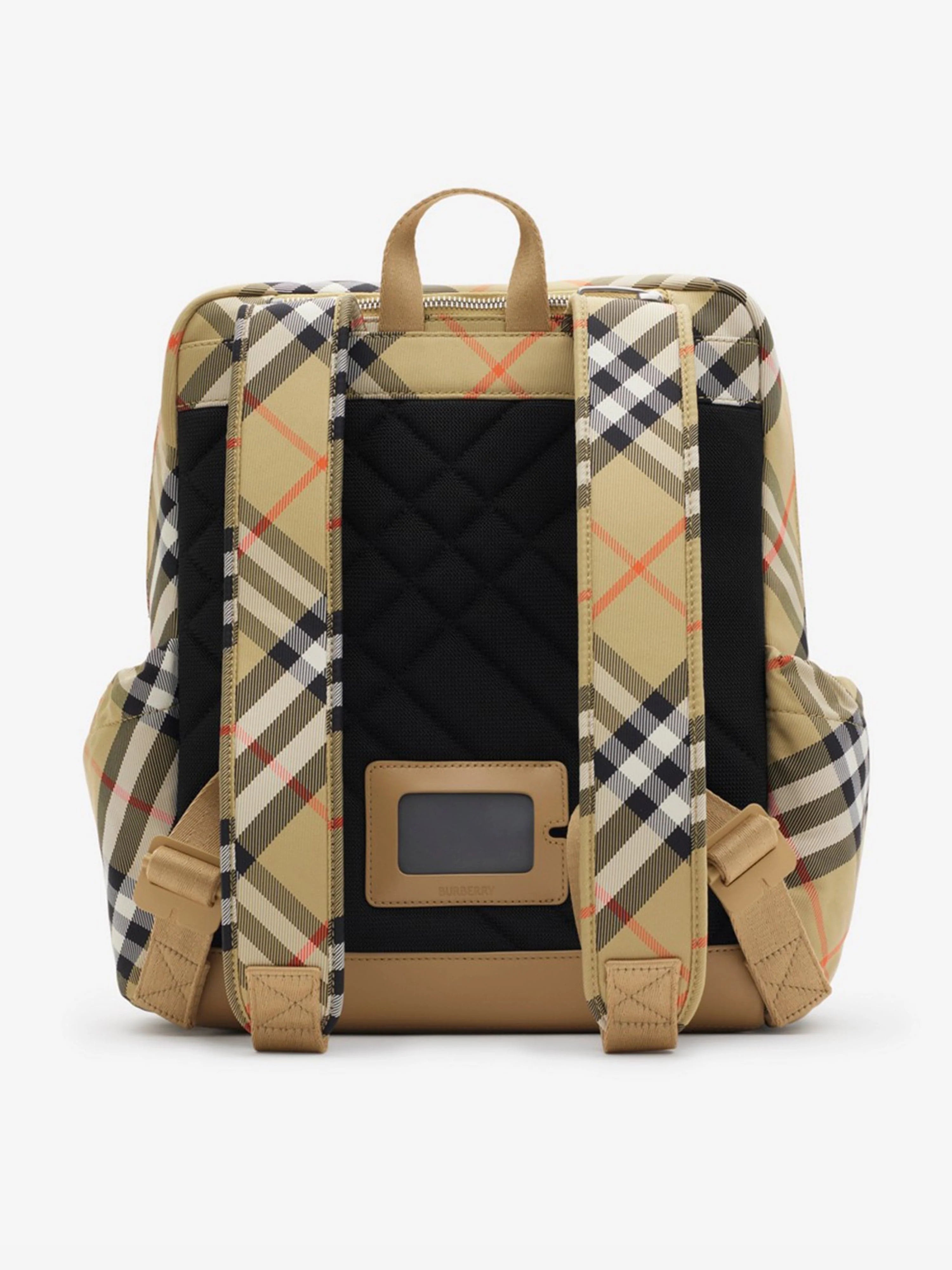 Burberry Kids Vintage Check Backpack – Designer Children’s Bag with Front Pocket & Adjustable Straps