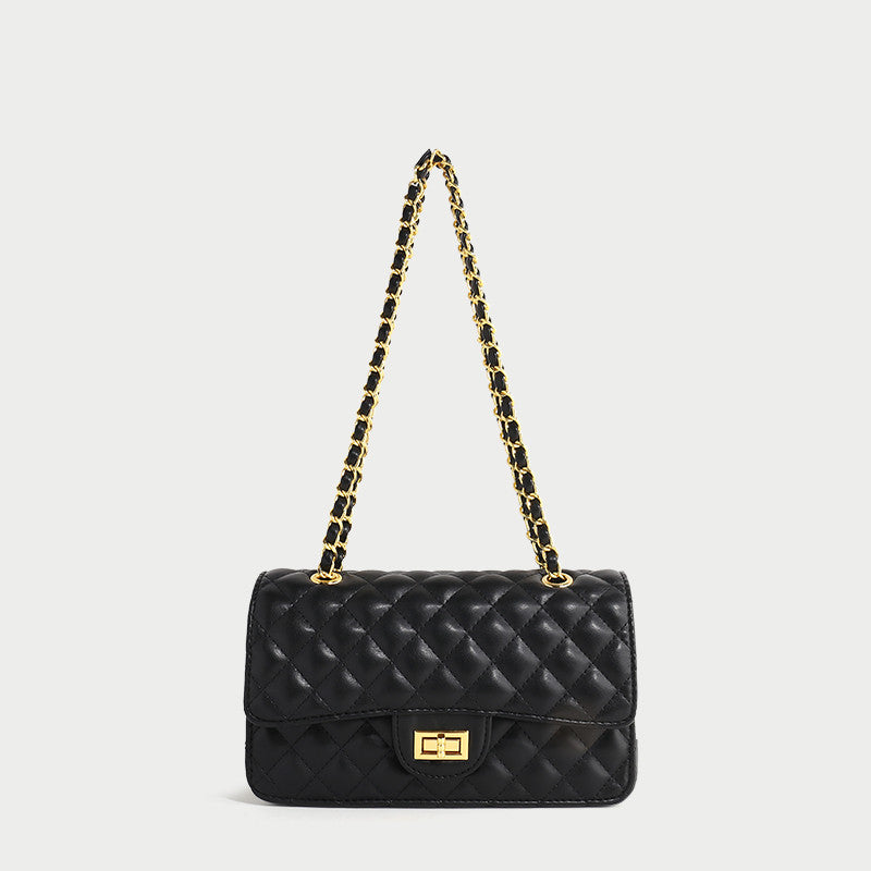 Crimson Royale Quilted Chain Bag