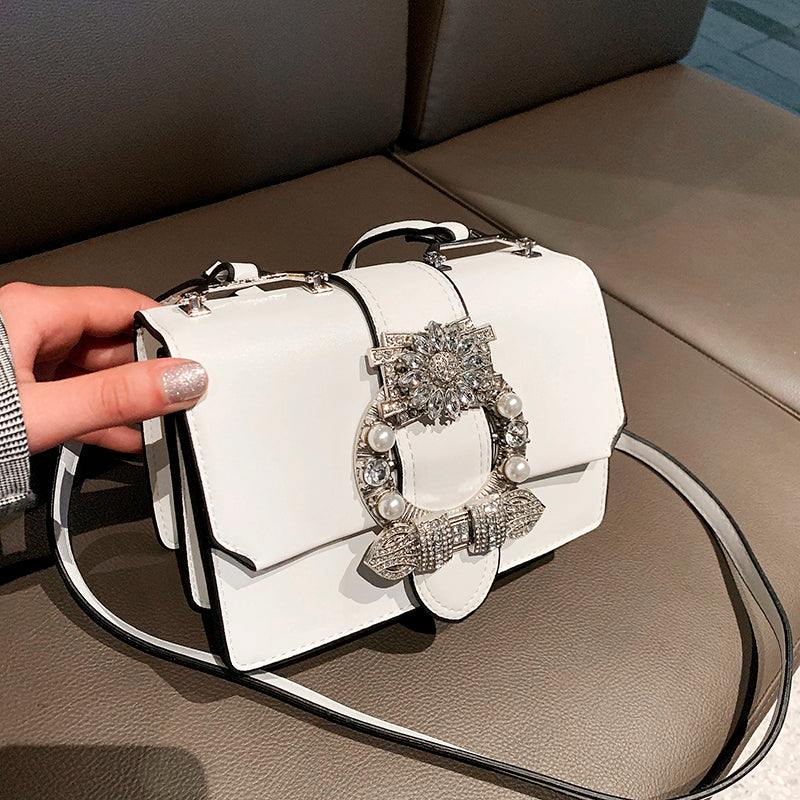 Regal Empress™ Crystal Statement Top-Handle Bag