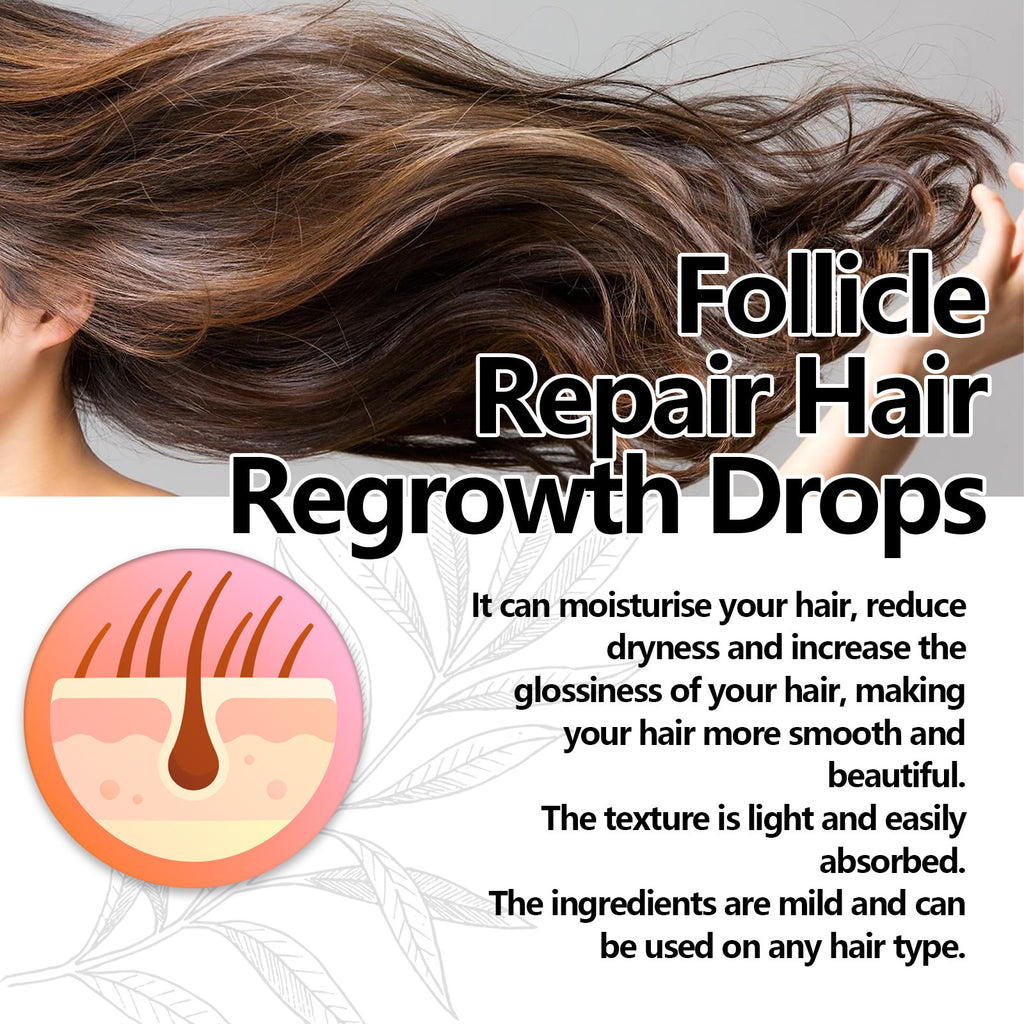 Crown Revival Elixir™ Follicle Support &amp; Density-Enhancing Hair Serum | Thick Hair Anti-fall Strong Hair Fixing Serums