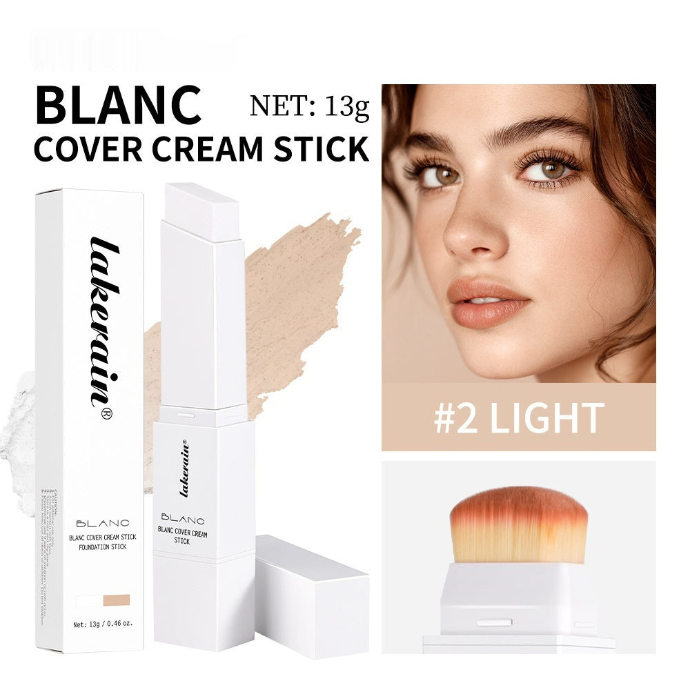 The Blanc Veil™ Skin Perfecting Stick |Natural Concealer& Foundation Long-lasting Double-headed Stick Foundation