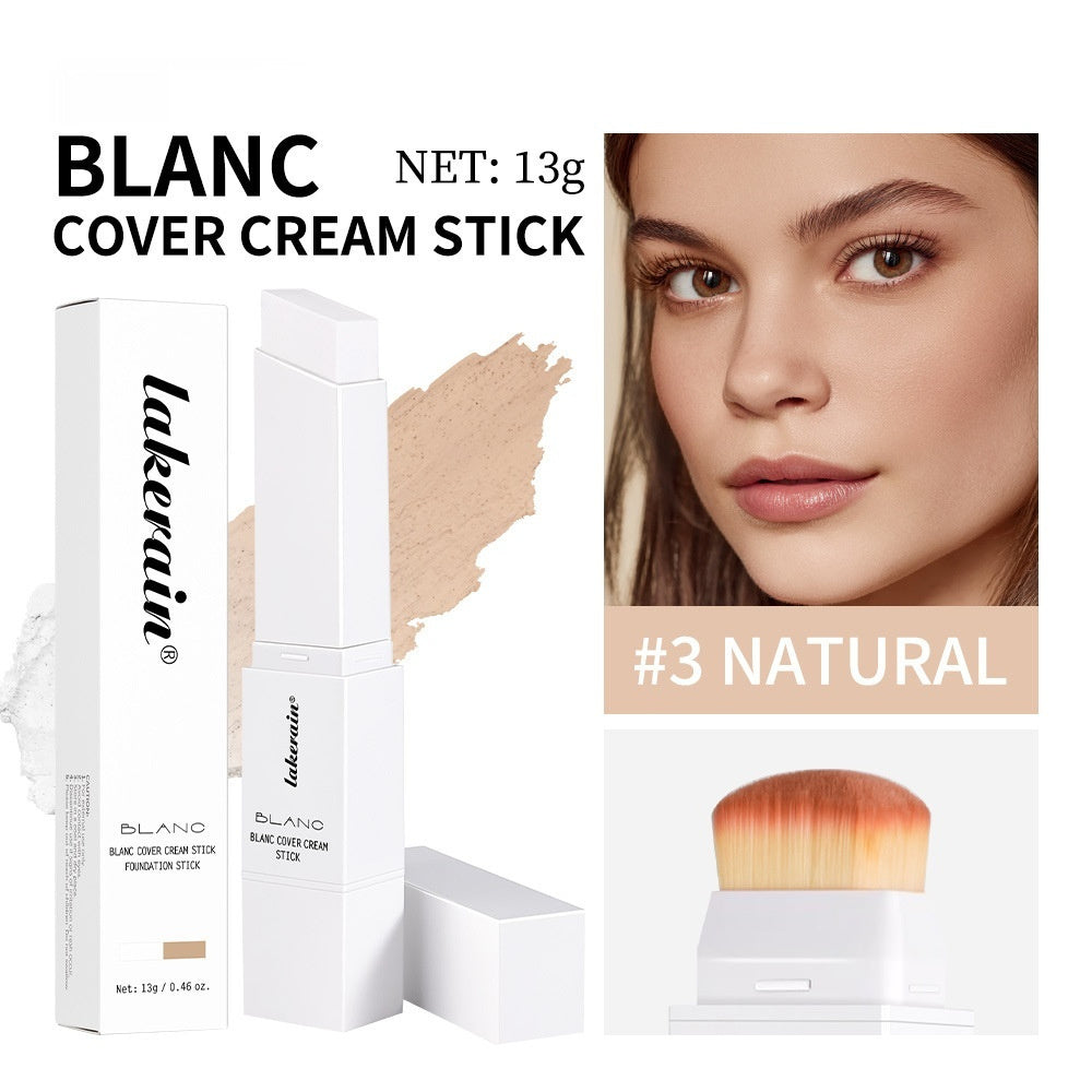 The Blanc Veil™ Skin Perfecting Stick |Natural Concealer& Foundation Long-lasting Double-headed Stick Foundation