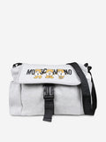Moschino Baby Toy Bear Changing Bag – Designer Diaper Bag with Adjustable Logo Strap